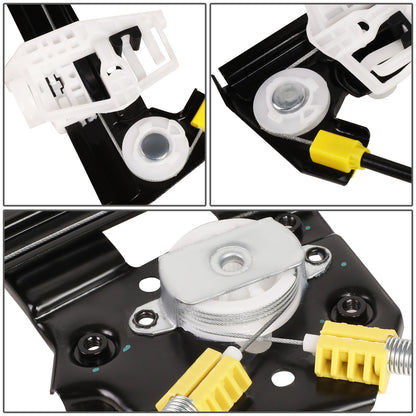 REGULADOR DE VENTANA WINDOW MOTORS & REGULATORS - METALLIC - BMW 323I 325I 325XI 328I 328XI 330I 330XI 335D 335I 335XI M3 - FITS SEDAN / WAGON MODELS ONLY - METALLIC - BARE STEEL/PLASTIC