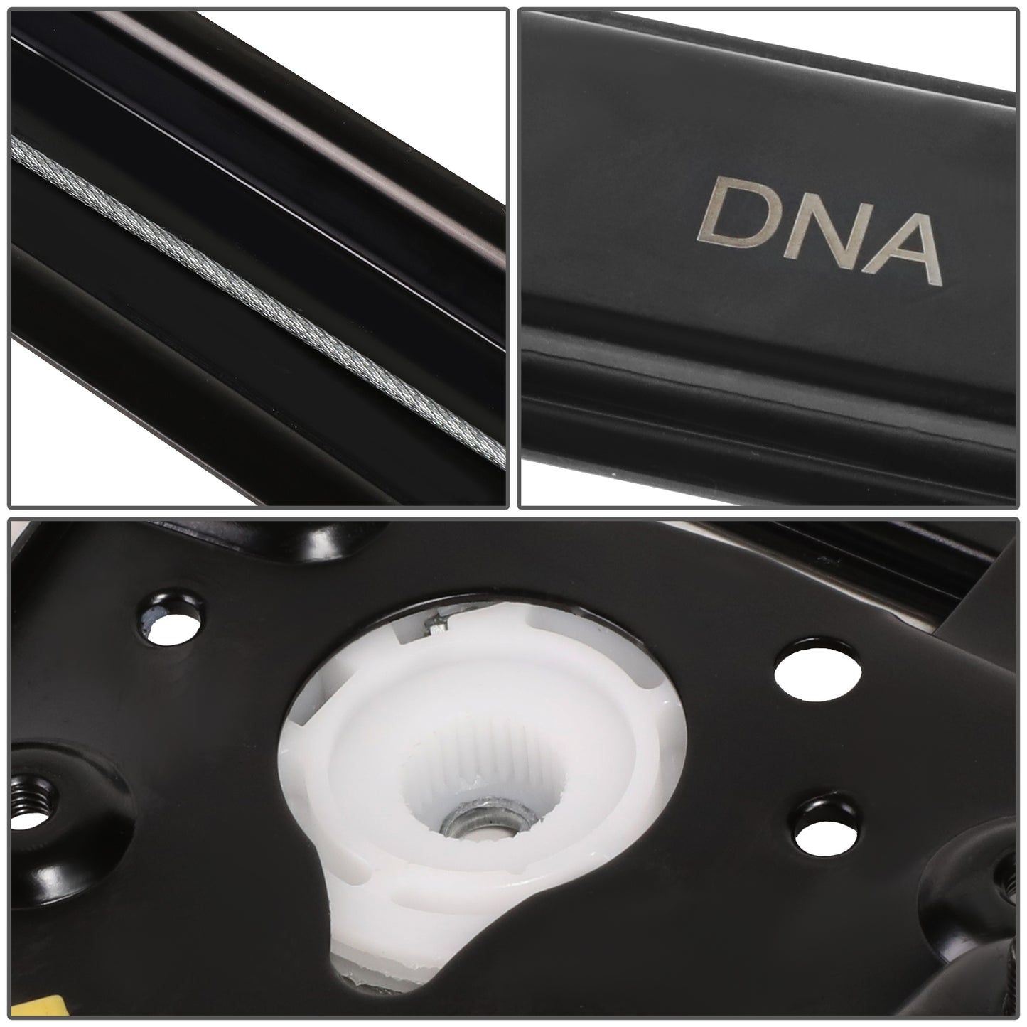 REGULADOR DE VENTANA WINDOW MOTORS & REGULATORS - METALLIC - BMW 323I 325I 325XI 328I 328XI 330I 330XI 335D 335I 335XI M3 - FITS SEDAN / WAGON MODELS ONLY - METALLIC - BARE STEEL/PLASTIC