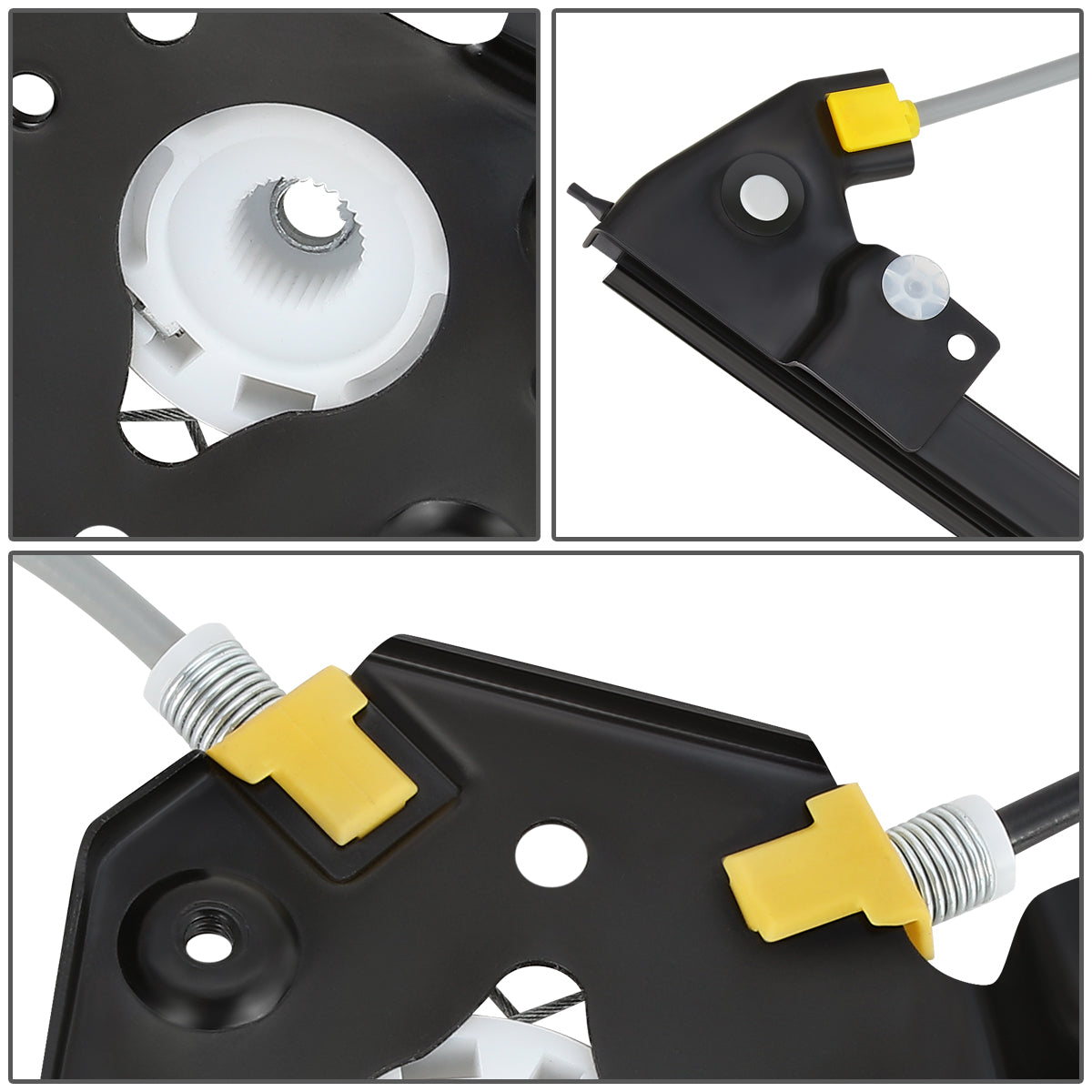 REGULADOR DE VENTANA WINDOW MOTORS & REGULATORS - METALLIC - BMW 3-SERIES E90 4-DOOR - FITS 4-DOOR SEDAN / WAGON MODELS ONLY - METALLIC - BARE STEEL/PLASTIC