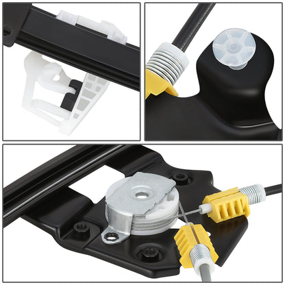 REGULADOR DE VENTANA WINDOW MOTORS & REGULATORS - METALLIC - BMW 3-SERIES E90 4-DOOR - FITS 4-DOOR SEDAN / WAGON MODELS ONLY - METALLIC - BARE STEEL/PLASTIC