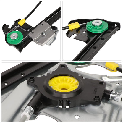 REGULADOR DE VENTANA WINDOW MOTORS & REGULATORS - METALLIC - 01-03 BMW 525I/97-00 BMW 528I/01-03 BMW 530I/97-03 BMW 540I/00-03 BMW M5 - METALLIC - BARE STEEL/PLASTIC