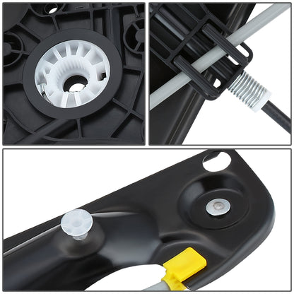 REGULADOR DE VENTANA WINDOW MOTORS & REGULATORS - METALLIC - 13-15 BMW X1 - METALLIC - BARE STEEL/PLASTIC