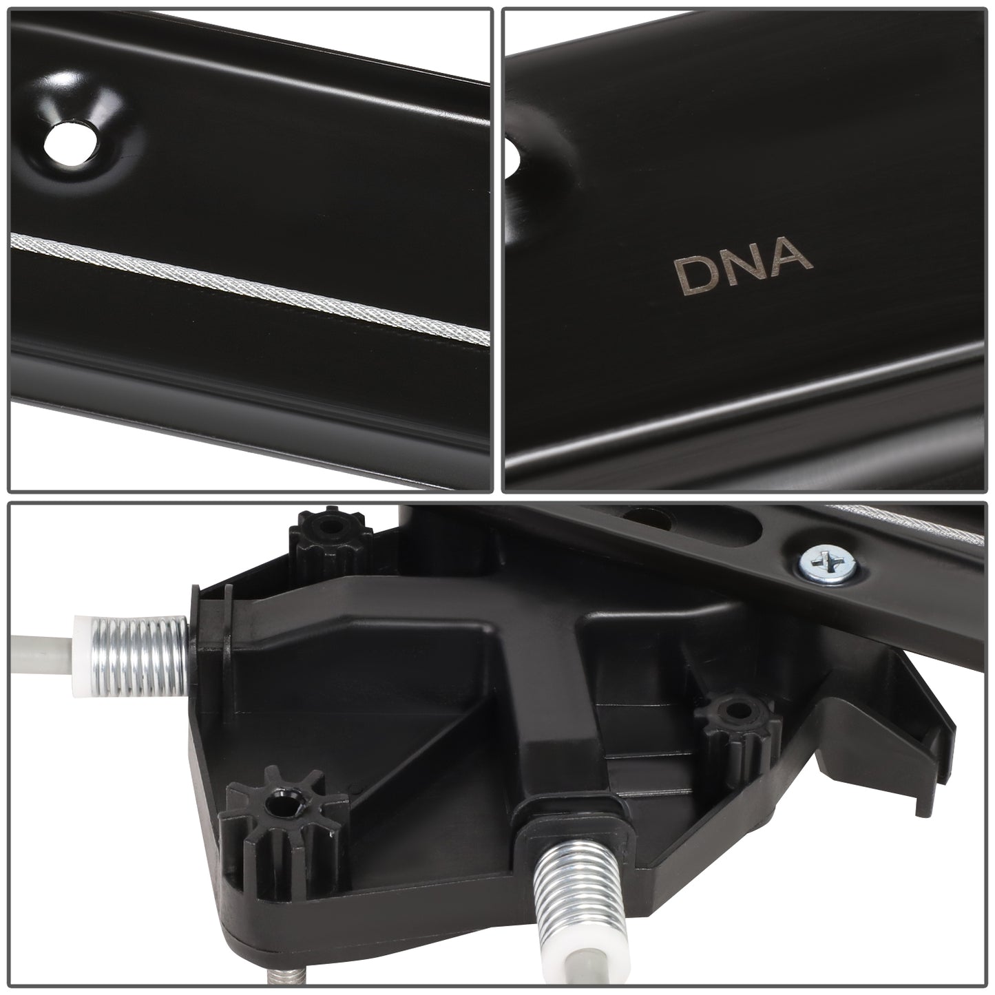 REGULADOR DE VENTANA WINDOW MOTORS & REGULATORS - METALLIC - 04-10 BMW X3 - METALLIC - BARE STEEL/PLASTIC