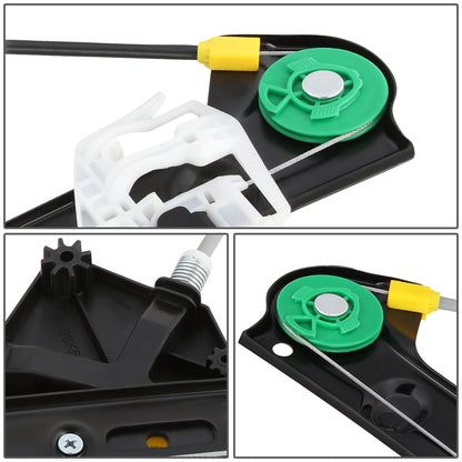 REGULADOR DE VENTANA WINDOW MOTORS & REGULATORS - METALLIC - 04-10 BMW X3 - METALLIC - BARE STEEL/PLASTIC