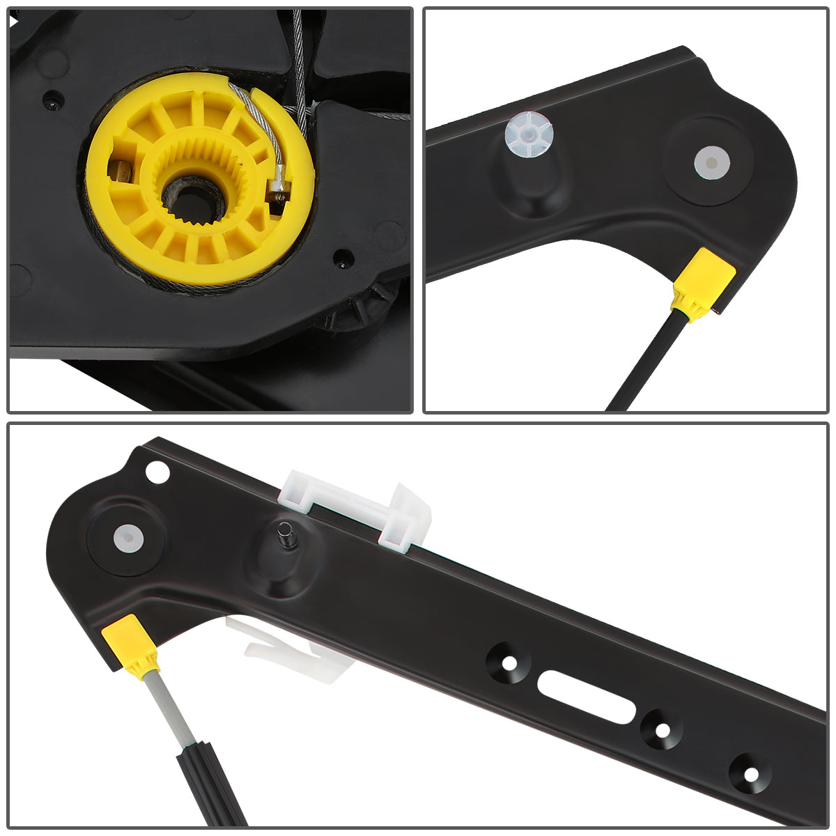 REGULADOR DE VENTANA WINDOW MOTORS & REGULATORS - METALLIC - 04-10 BMW X3 - METALLIC - BARE STEEL/PLASTIC