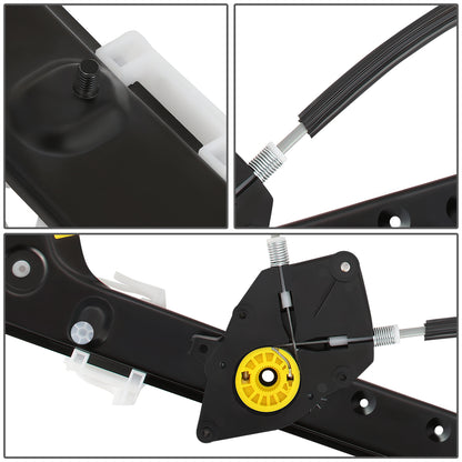 REGULADOR DE VENTANA WINDOW MOTORS & REGULATORS - METALLIC - 04-10 BMW X3 - METALLIC - BARE STEEL/PLASTIC