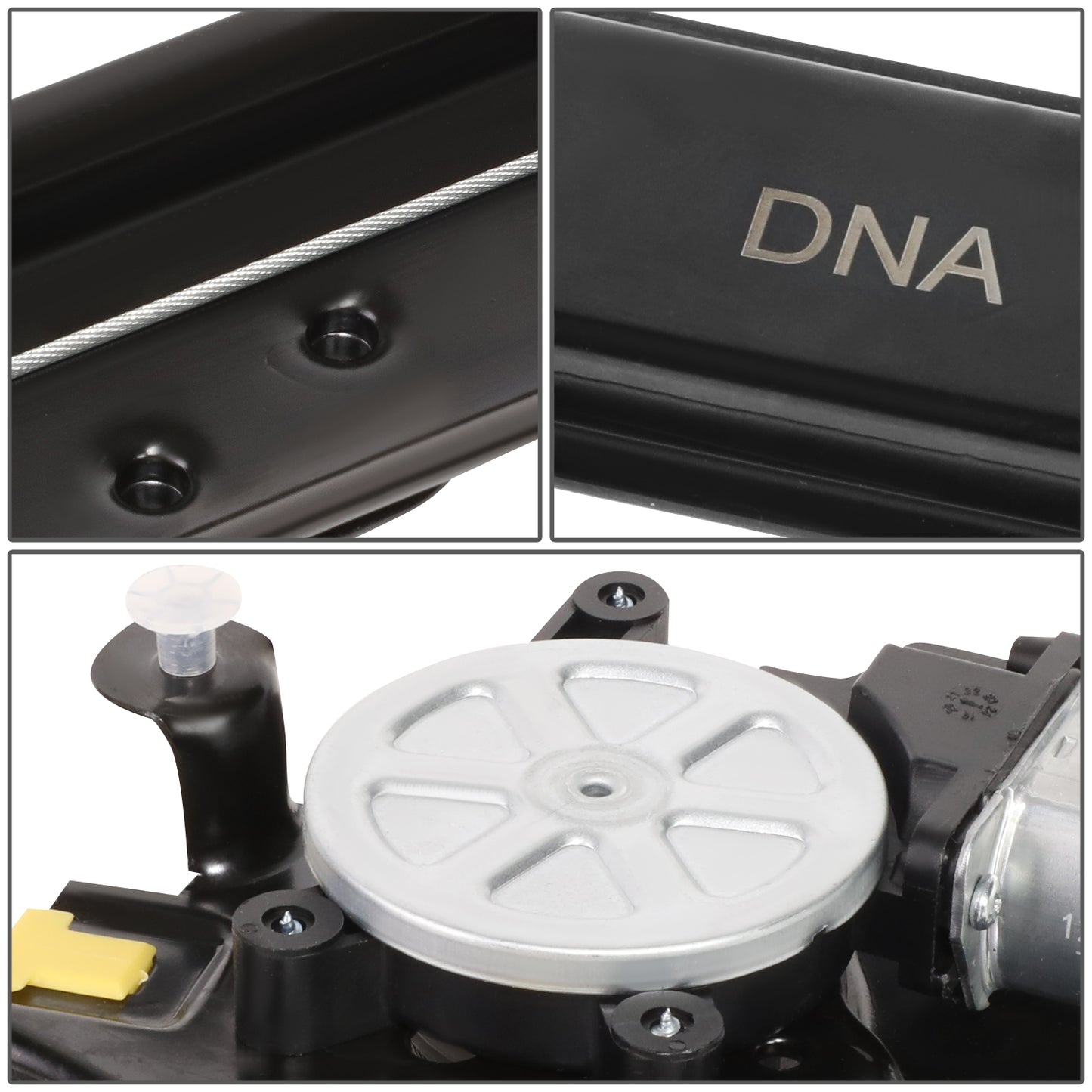 REGULADOR DE VENTANA WINDOW MOTORS & REGULATORS - METALLIC - 00-06 BMW X5 - METALLIC - BARE STEEL/PLASTIC