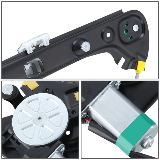 REGULADOR DE VENTANA WINDOW MOTORS & REGULATORS - METALLIC - 00-06 BMW X5 - METALLIC - BARE STEEL/PLASTIC