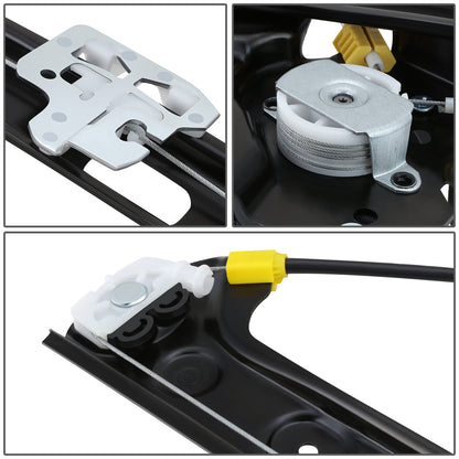 REGULADOR DE VENTANA WINDOW MOTORS & REGULATORS - METALLIC - 00-06 BMW X5 - METALLIC - BARE STEEL/PLASTIC