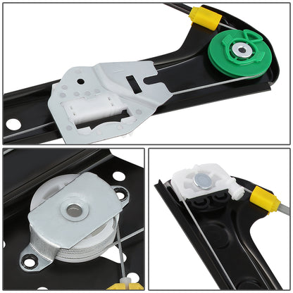 REGULADOR DE VENTANA WINDOW MOTORS & REGULATORS - METALLIC - 00-06 BMW X5 - METALLIC - BARE STEEL/PLASTIC