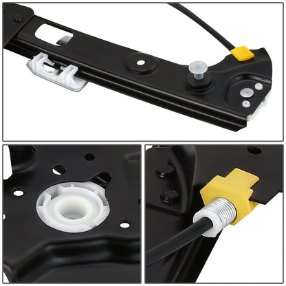 REGULADOR DE VENTANA WINDOW MOTORS & REGULATORS - METALLIC - 00-06 BMW X5 - METALLIC - BARE STEEL/PLASTIC