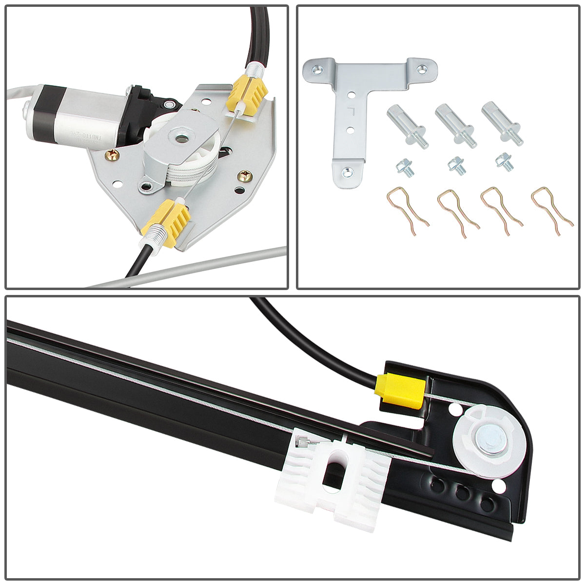 REGULADOR DE VENTANA WINDOW MOTORS & REGULATORS - METALLIC - 00 CHRYSLER GRAND VOYAGER/96-00 CHRYSLER TOWN & COUNTRY/ 00 CHRYSLER VOYAGER/96-00 DODGE CARAVAN/96-00 DODGE GRAND CARAVAN/96-00 PLYMOUTH GRAND VOYAGER/96-00 PLYMOUTH VOYAGER - METALLIC - BARE