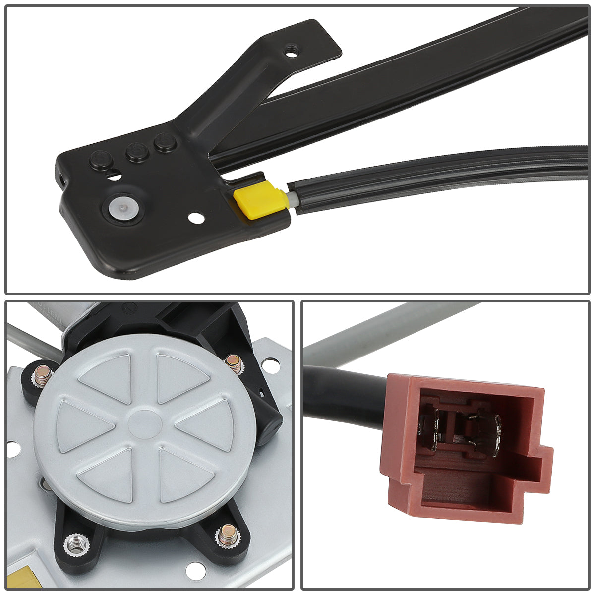 REGULADOR DE VENTANA WINDOW MOTORS & REGULATORS - METALLIC - 04-07 CHRYSLER TOWN & COUNTRY/04-07 DODGE CARAVAN/04-07 DODGE GRAND CARAVAN - METALLIC - BARE STEEL/PLASTIC