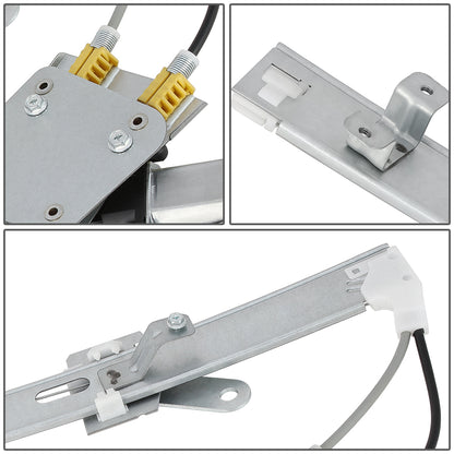 REGULADOR DE VENTANA WINDOW MOTORS & REGULATORS - METALLIC - 97-01 JEEP CHEROKEE - METALLIC - BARE STEEL/PLASTIC