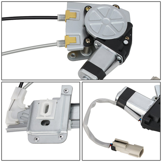 REGULADOR DE VENTANA WINDOW MOTORS & REGULATORS - METALLIC - 02-06 JEEP LIBERTY - METALLIC - BARE STEEL/PLASTIC