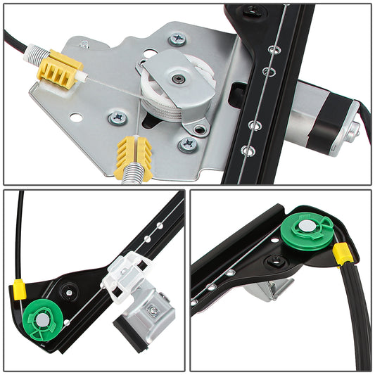 REGULADOR DE VENTANA WINDOW MOTORS & REGULATORS - METALLIC - 04-06 CHRYSLER PACIFICA - METALLIC - BARE STEEL/PLASTIC