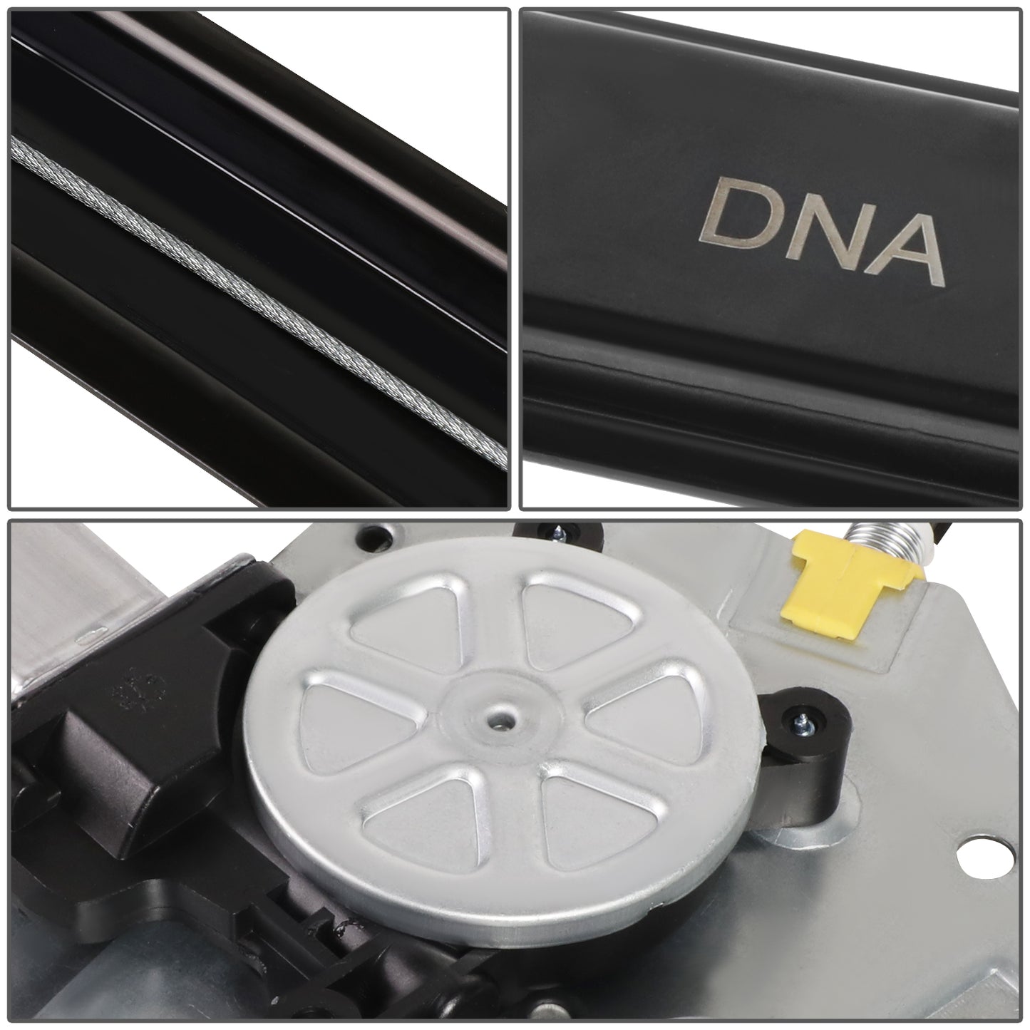 REGULADOR DE VENTANA WINDOW MOTORS & REGULATORS - METALLIC - 04-06 CHRYSLER PACIFICA - METALLIC - BARE STEEL/PLASTIC