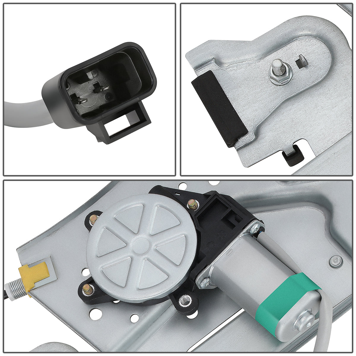 REGULADOR DE VENTANA WINDOW MOTORS & REGULATORS - METALLIC - 00-05 CADILLAC DEVILLE - METALLIC - BARE STEEL/PLASTIC