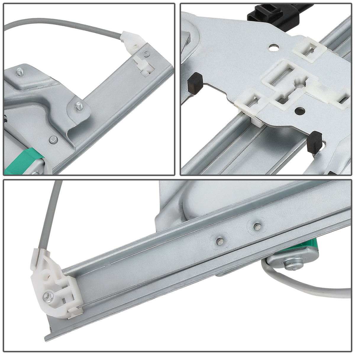 REGULADOR DE VENTANA WINDOW MOTORS & REGULATORS - METALLIC - 00-05 CADILLAC DEVILLE - METALLIC - BARE STEEL/PLASTIC