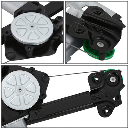 REGULADOR DE VENTANA WINDOW MOTORS & REGULATORS - METALLIC - 03-07 CADILLAC CTS - METALLIC - BARE STEEL/PLASTIC