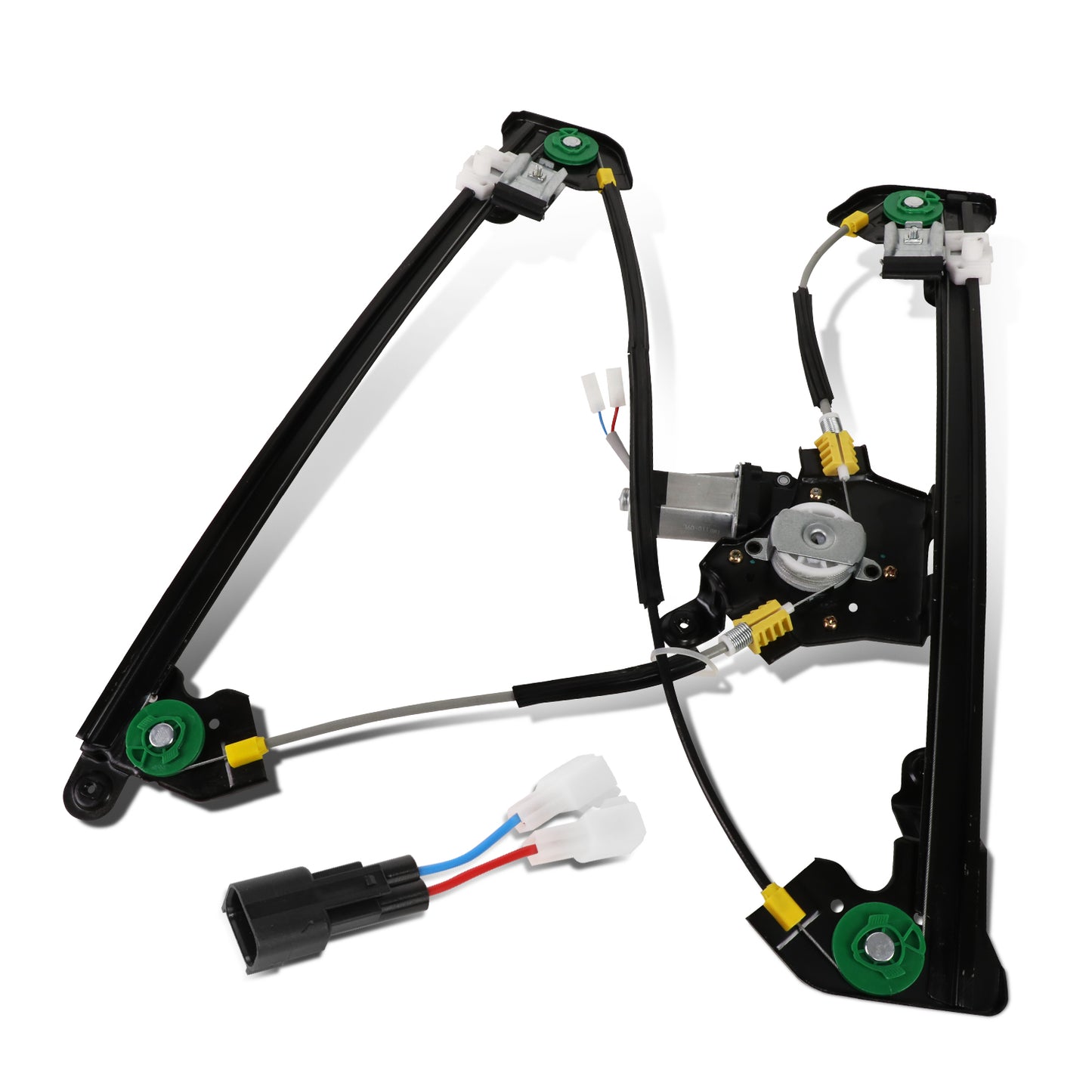 REGULADOR DE VENTANA WINDOW MOTORS & REGULATORS - METALLIC - 04-08 FORD F-150/04-08 FORD LOBO/06-08 LINCOLN MARK LT - FITS CREW CAB / STANDARD CAB MODELS ONLY - METALLIC - BARE STEEL/PLASTIC