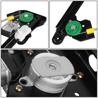 REGULADOR DE VENTANA WINDOW MOTORS & REGULATORS - METALLIC - 04-08 FORD F-150/04-08 FORD LOBO/06-08 LINCOLN MARK LT - FITS CREW CAB / STANDARD CAB MODELS ONLY - METALLIC - BARE STEEL/PLASTIC