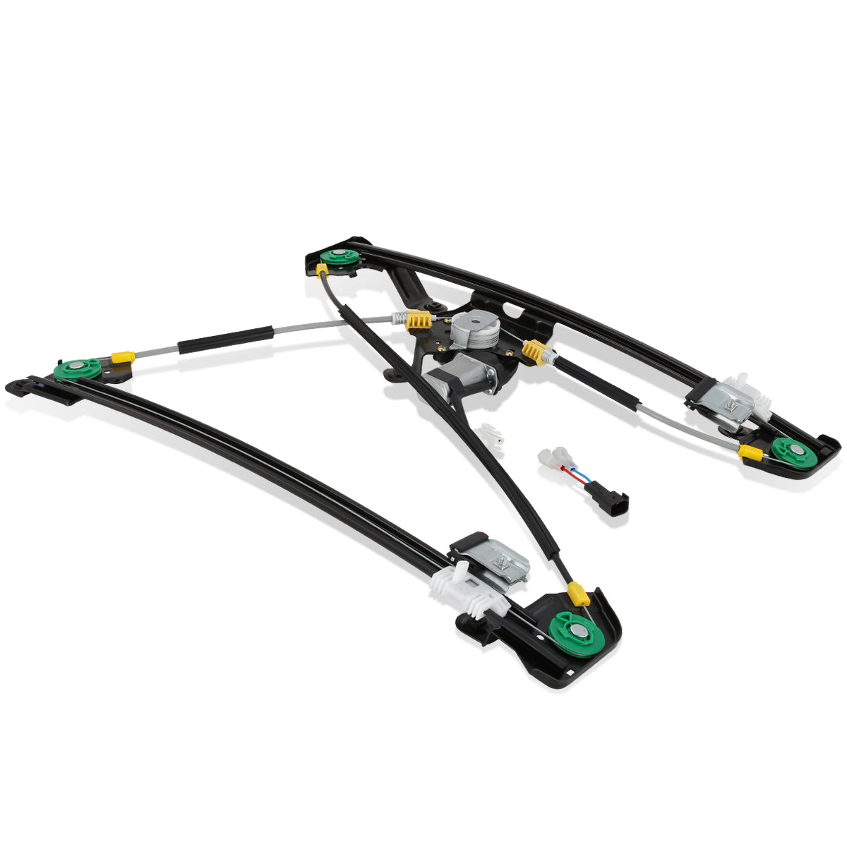 REGULADOR DE VENTANA WINDOW MOTORS & REGULATORS - METALLIC - 04-08 FORD F-150/04-08 FORD LOBO/06-08 LINCOLN MARK LT - FITS CREW CAB / STANDARD CABS,DOES NOT FIT EXTENDED CABS - METALLIC - BARE STEEL/PLASTIC