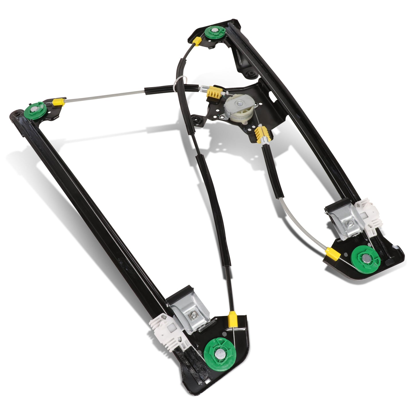 REGULADOR DE VENTANA WINDOW MOTORS & REGULATORS - METALLIC - 04-08 FORD F-150/04-08 FORD LOBO/06-08 LINCOLN MARK LT - FITS STANDARD / CREW CAB MODELS ONLY - METALLIC - BARE STEEL/PLASTIC