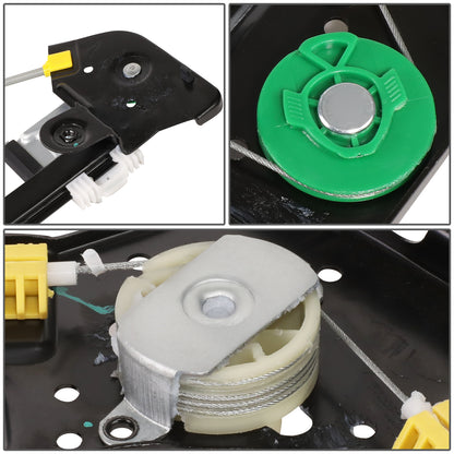 REGULADOR DE VENTANA WINDOW MOTORS & REGULATORS - METALLIC - 04-08 FORD F-150/04-08 FORD LOBO/06-08 LINCOLN MARK LT - FITS STANDARD / CREW CAB MODELS ONLY - METALLIC - BARE STEEL/PLASTIC