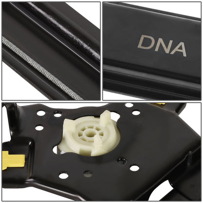 REGULADOR DE VENTANA WINDOW MOTORS & REGULATORS - METALLIC - 04-08 FORD F-150/04-08 FORD LOBO/06-08 LINCOLN MARK LT - FITS STANDARD / CREW CAB MODELS ONLY - METALLIC - BARE STEEL/PLASTIC