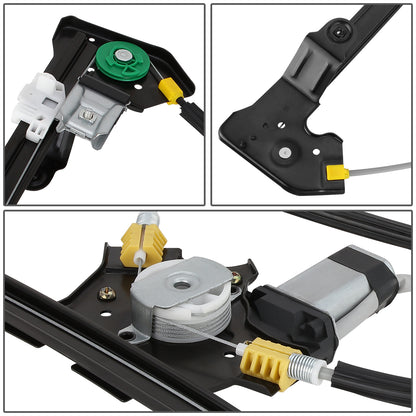REGULADOR DE VENTANA WINDOW MOTORS & REGULATORS - METALLIC - 04-08 FORD F-150/04-08 FORD LOBO/06-08 LINCOLN MARK LT - FITS CREW CAB / STANDARD CABS,DOES NOT FIT EXTENDED CABS - METALLIC - BARE STEEL/PLASTIC