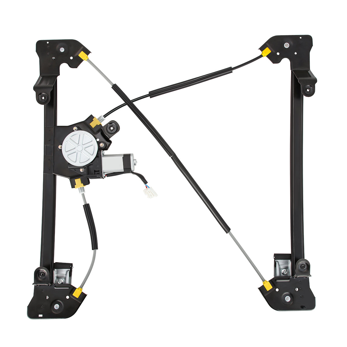 REGULADOR DE VENTANA WINDOW MOTORS & REGULATORS - METALLIC - 04-08 FORD F-150/04-08 FORD LOBO/FITS EXTENDED CAB - DOES NOT CREW CAB / STANDARD CABS - METALLIC - BARE STEEL/PLASTIC