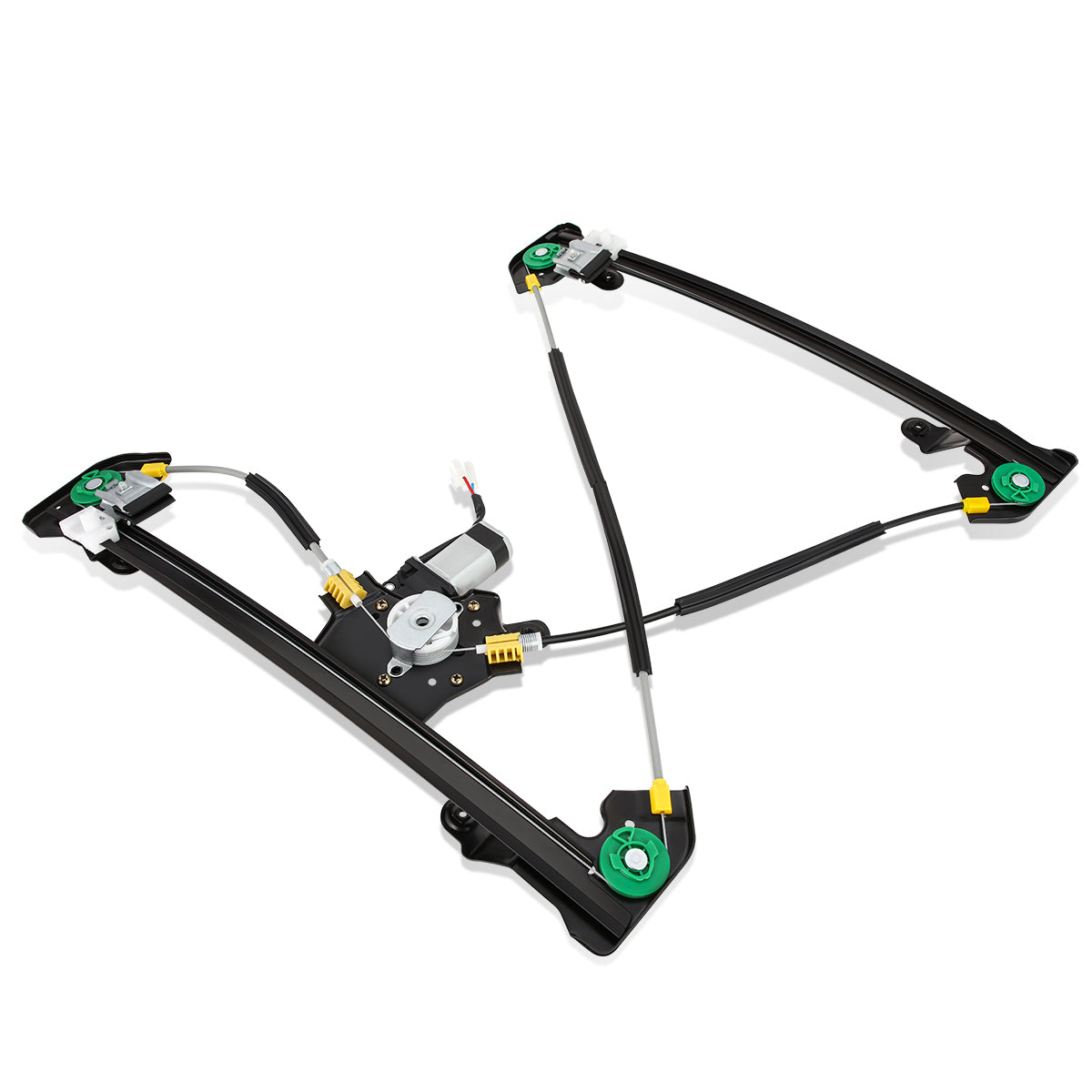 REGULADOR DE VENTANA WINDOW MOTORS & REGULATORS - METALLIC - 04-08 FORD F-150/04-08 FORD LOBO/FITS EXTENDED CAB - DOES NOT CREW CAB / STANDARD CABS - METALLIC - BARE STEEL/PLASTIC