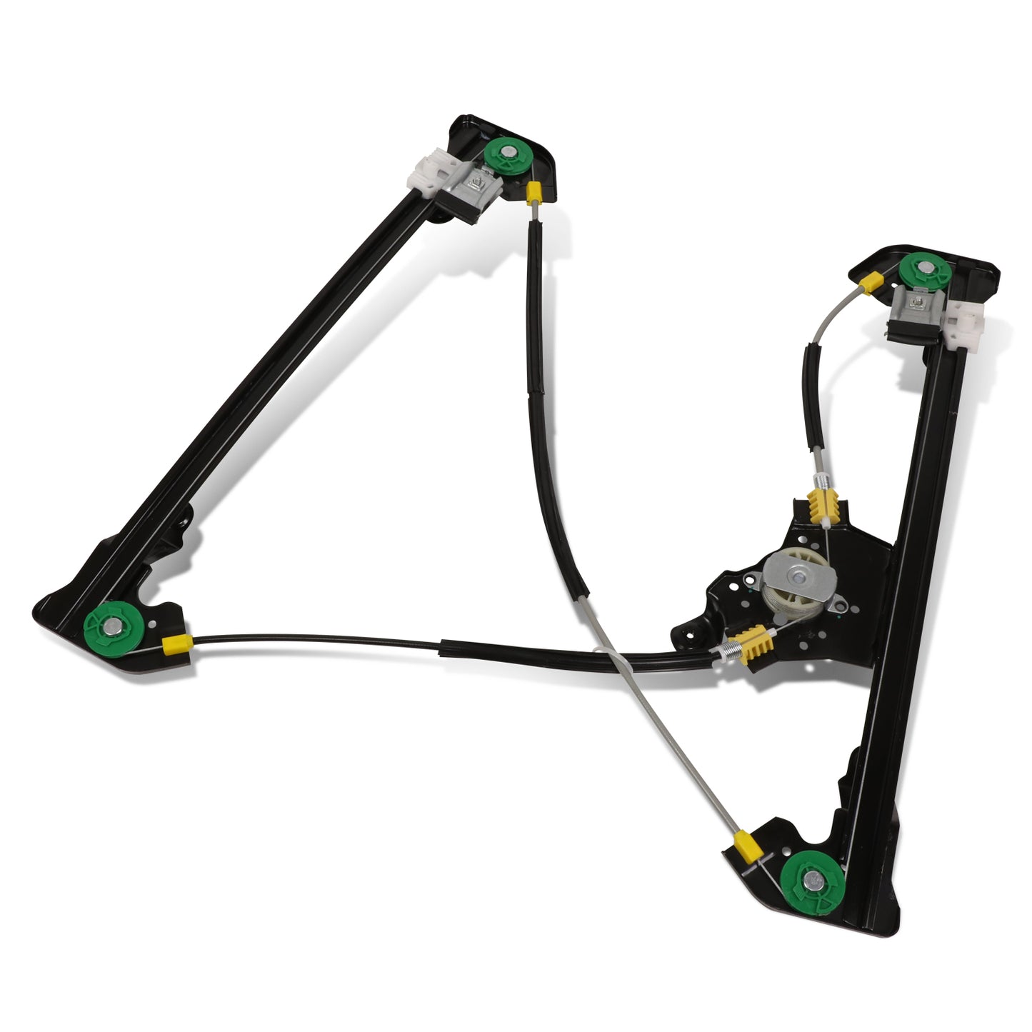 REGULADOR DE VENTANA WINDOW MOTORS & REGULATORS - METALLIC - 04-08 FORD F-150/04-08 FORD LOBO - FITS EXTENDED CAB MODELS ONLY - METALLIC - BARE STEEL/PLASTIC