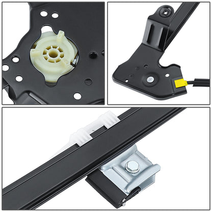 REGULADOR DE VENTANA WINDOW MOTORS & REGULATORS - METALLIC - 04-08 FORD F-150/04-08 FORD LOBO - FITS EXTENDED CAB DOES NOT CREW CAB / STANDARD CABS - METALLIC - BARE STEEL/PLASTIC