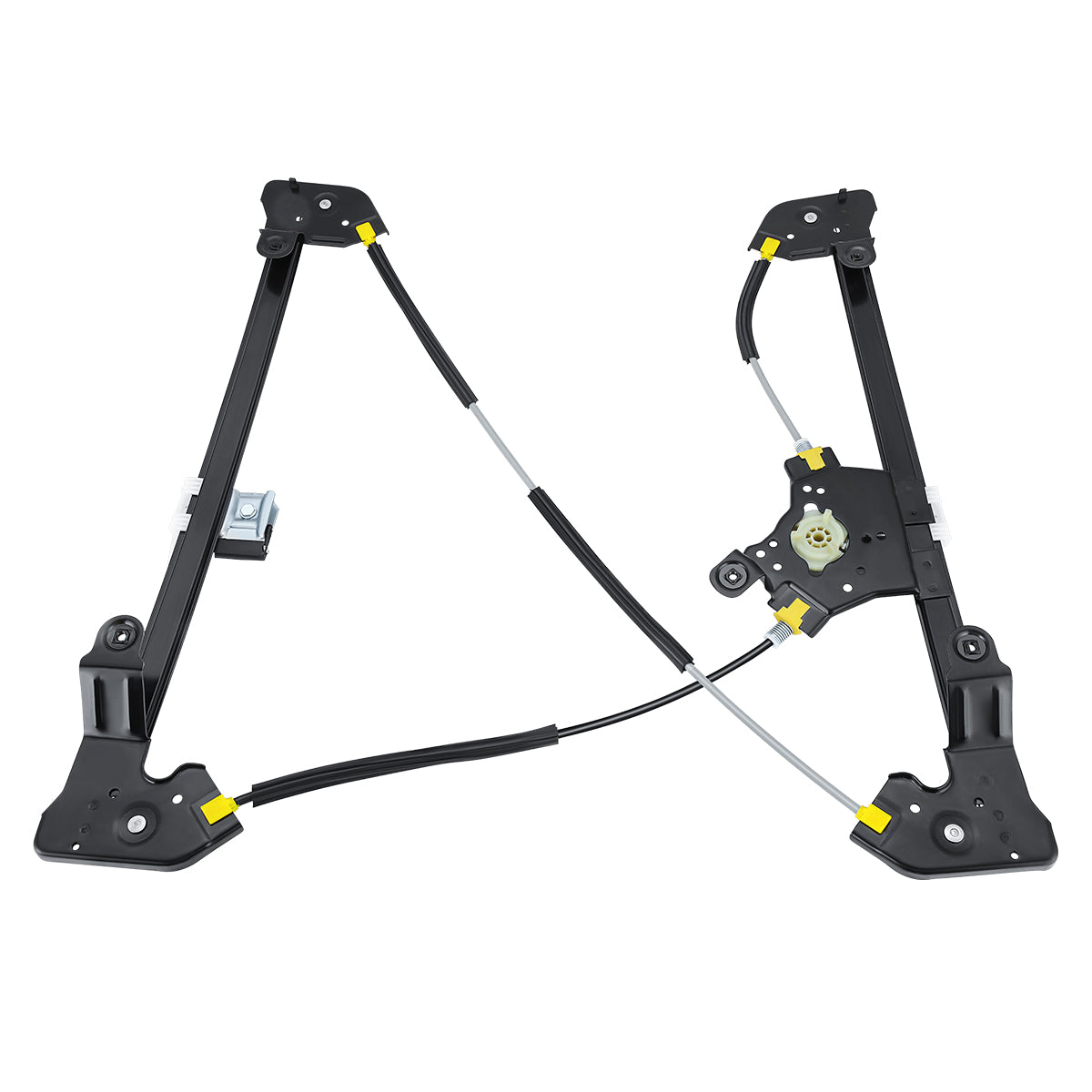 REGULADOR DE VENTANA WINDOW MOTORS & REGULATORS - METALLIC - 04-08 FORD F-150/04-08 FORD LOBO - FITS EXTENDED CAB DOES NOT CREW CAB / STANDARD CABS - METALLIC - BARE STEEL/PLASTIC