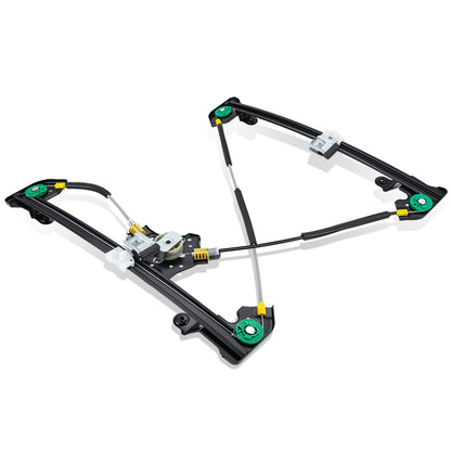 REGULADOR DE VENTANA WINDOW MOTORS & REGULATORS - METALLIC - 04-08 FORD F-150/04-08 FORD LOBO - FITS EXTENDED CAB DOES NOT CREW CAB / STANDARD CABS - METALLIC - BARE STEEL/PLASTIC