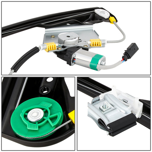 REGULADOR DE VENTANA WINDOW MOTORS & REGULATORS - METALLIC - 00-07 FORD FOCUS - METALLIC - BARE STEEL/PLASTIC