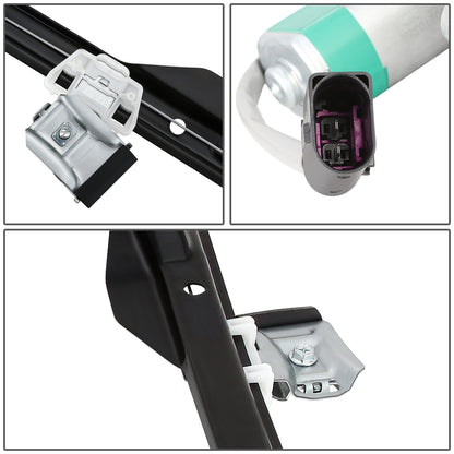 REGULADOR DE VENTANA WINDOW MOTORS & REGULATORS - METALLIC - 00-07 FORD FOCUS - METALLIC - BARE STEEL/PLASTIC