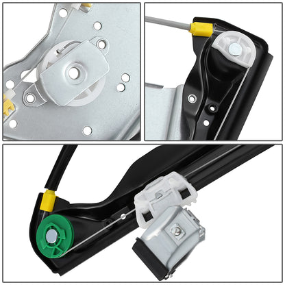 REGULADOR DE VENTANA WINDOW MOTORS & REGULATORS - METALLIC - 00-07 FORD FOCUS - METALLIC - BARE STEEL/PLASTIC