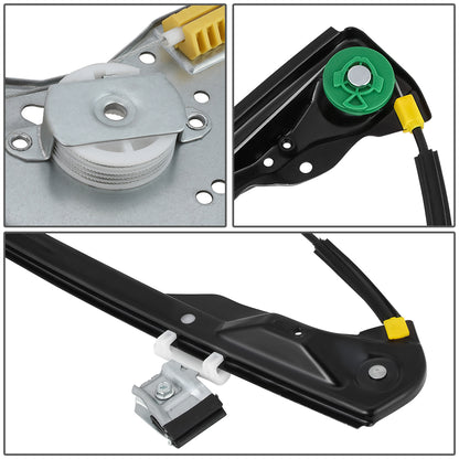 REGULADOR DE VENTANA WINDOW MOTORS & REGULATORS - METALLIC - 00-07 FORD FOCUS - METALLIC - BARE STEEL/PLASTIC