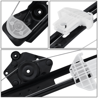 REGULADOR DE VENTANA WINDOW MOTORS & REGULATORS - METALLIC - 00-07 FORD FOCUS - METALLIC - BARE STEEL/PLASTIC