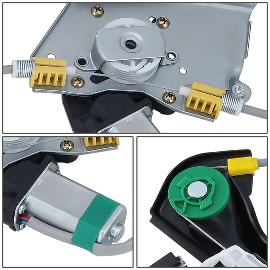 REGULADOR DE VENTANA WINDOW MOTORS & REGULATORS - METALLIC - 00-07 FORD FOCUS - METALLIC - BARE STEEL/PLASTIC