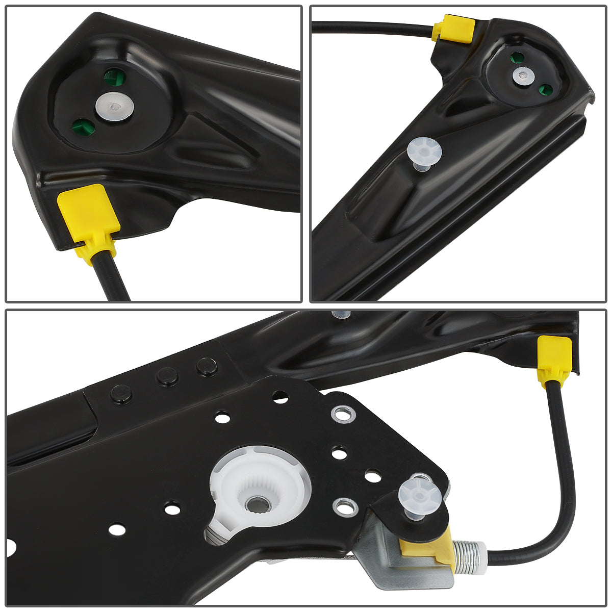 REGULADOR DE VENTANA WINDOW MOTORS & REGULATORS - METALLIC - 00-02 LINCOLN LS - METALLIC - BARE STEEL/PLASTIC