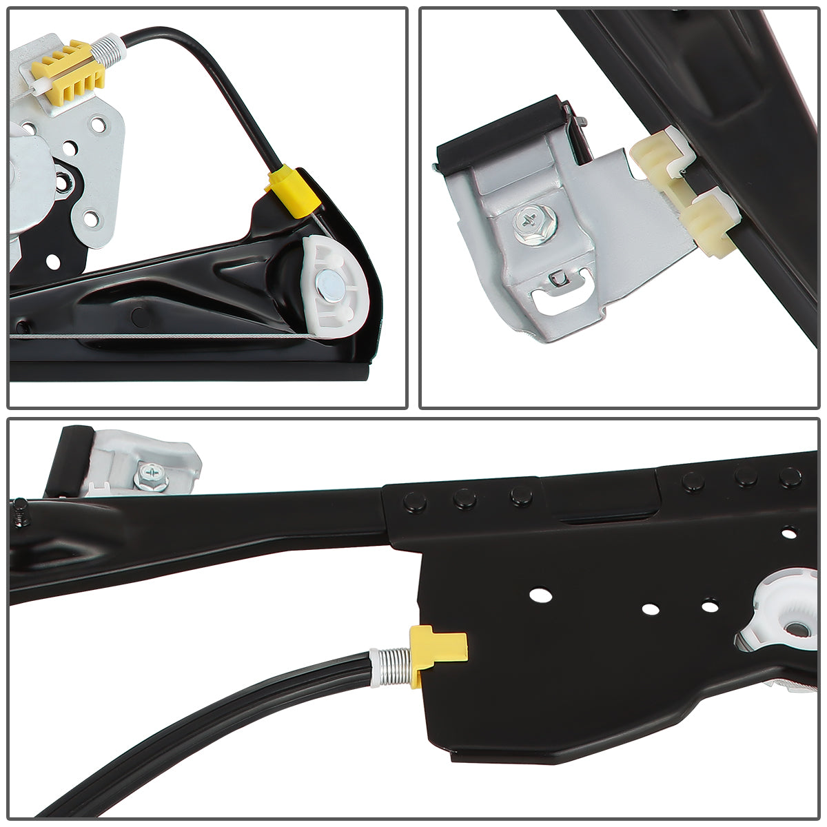 REGULADOR DE VENTANA WINDOW MOTORS & REGULATORS - METALLIC - 00-02 LINCOLN LS - METALLIC - BARE STEEL/PLASTIC