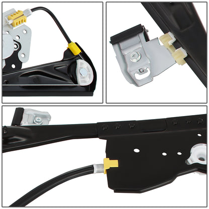 REGULADOR DE VENTANA WINDOW MOTORS & REGULATORS - METALLIC - 00-02 LINCOLN LS - METALLIC - BARE STEEL/PLASTIC