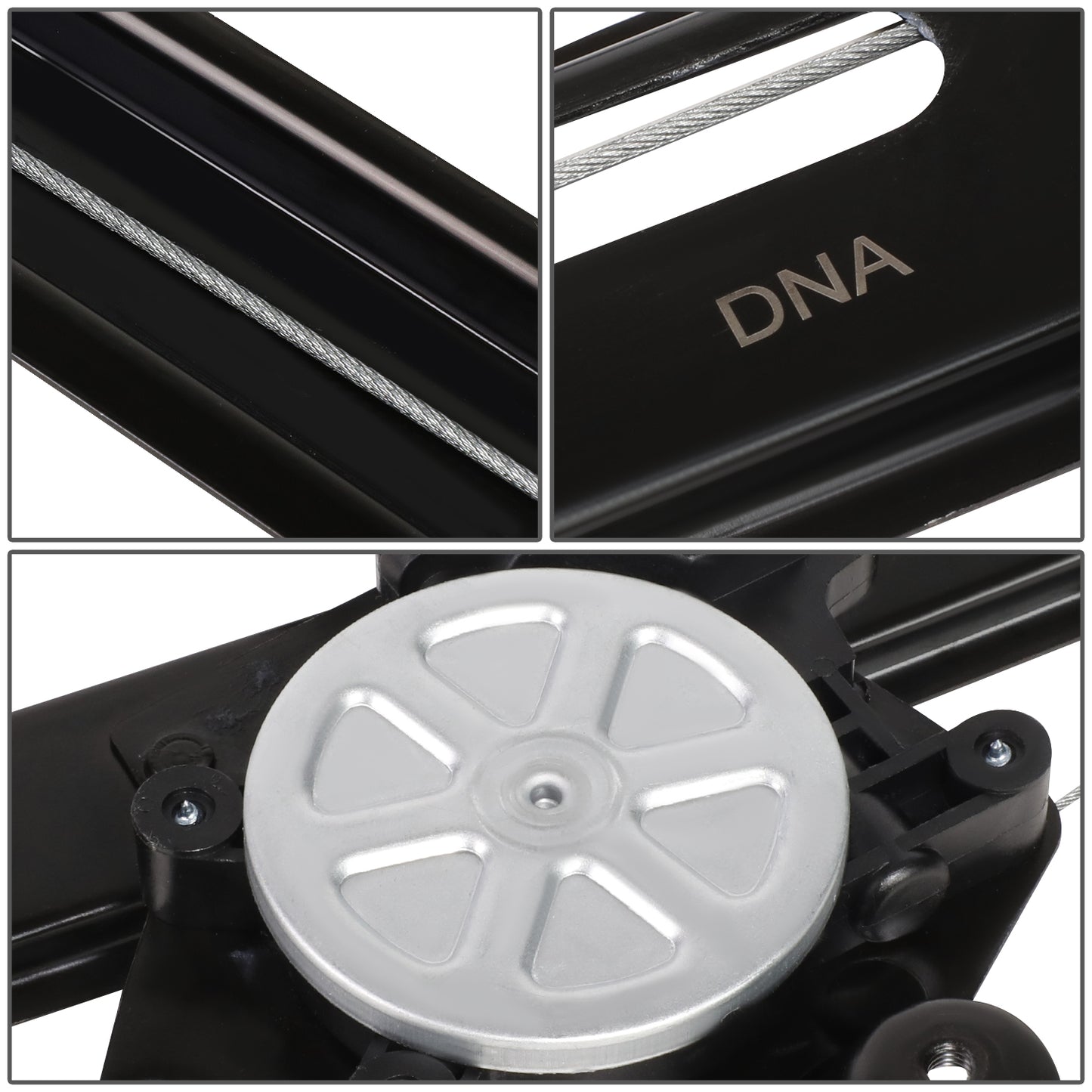 REGULADOR DE VENTANA WINDOW MOTORS & REGULATORS - METALLIC - 00-06 LINCOLN LS - METALLIC - BARE STEEL/PLASTIC