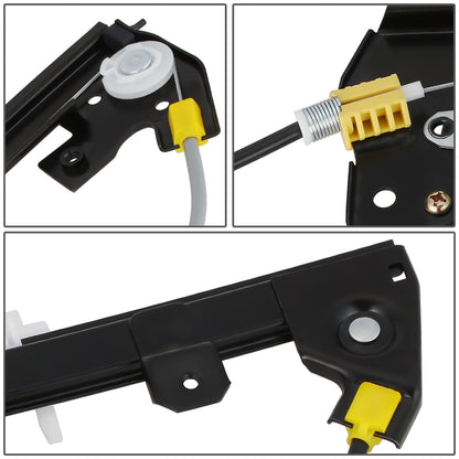 REGULADOR DE VENTANA WINDOW MOTORS & REGULATORS - METALLIC - 12-19 FIAT 500 - METALLIC - BARE STEEL/PLASTIC