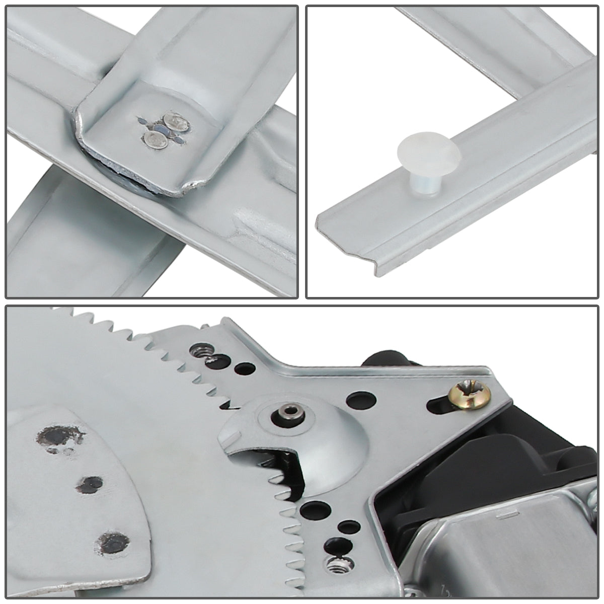 REGULADOR DE VENTANA WINDOW MOTORS & REGULATORS - METALLIC - 04-12 CHEVY COLORADO/04-12 GMC CANYON/06 ISUZU I-280/07-08 ISUZU I-290/06 ISUZU I-350/07-08 ISUZU I-370 - METALLIC - BARE STEEL/PLASTIC