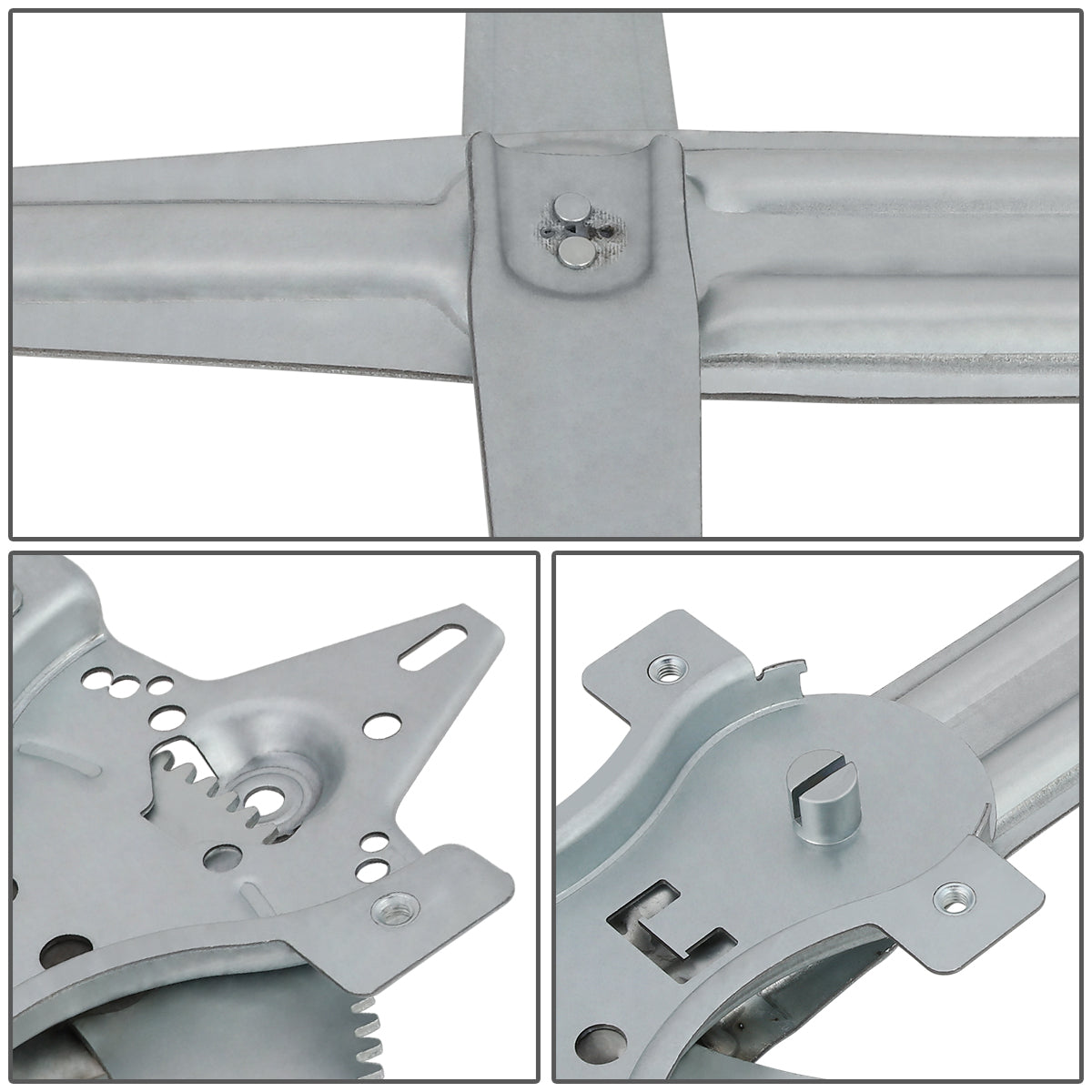 REGULADOR DE VENTANA WINDOW MOTORS & REGULATORS - METALLIC - 04-12 CHEVY COLORADO/04-12 GMC CANYON/06 ISUZU I-280/07-08 ISUZU I-290/06 ISUZU I-350/07-08 ISUZU I-370 - METALLIC - BARE STEEL/PLASTIC